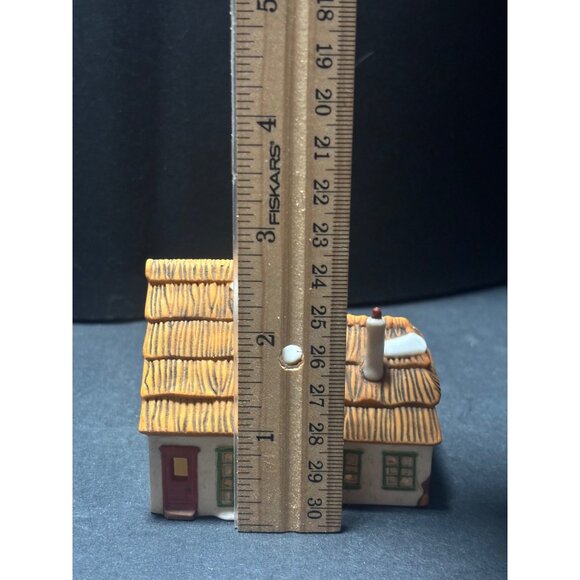 Department 56 Dickens Village Bob Cratchit Tiny Tim Lighted Ornament Vintage 80s - Picture 9 of 10